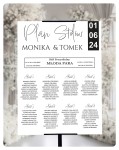 Tablica plan stołów weselnych basic 04